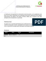 Estandar para La Elaboración Del Proceso Administración de Reportes