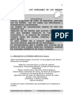 Unidad 3 Los Lenguajes de Los Medios Masivos