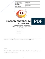 Hazard Control Manual DJ BROTHERS