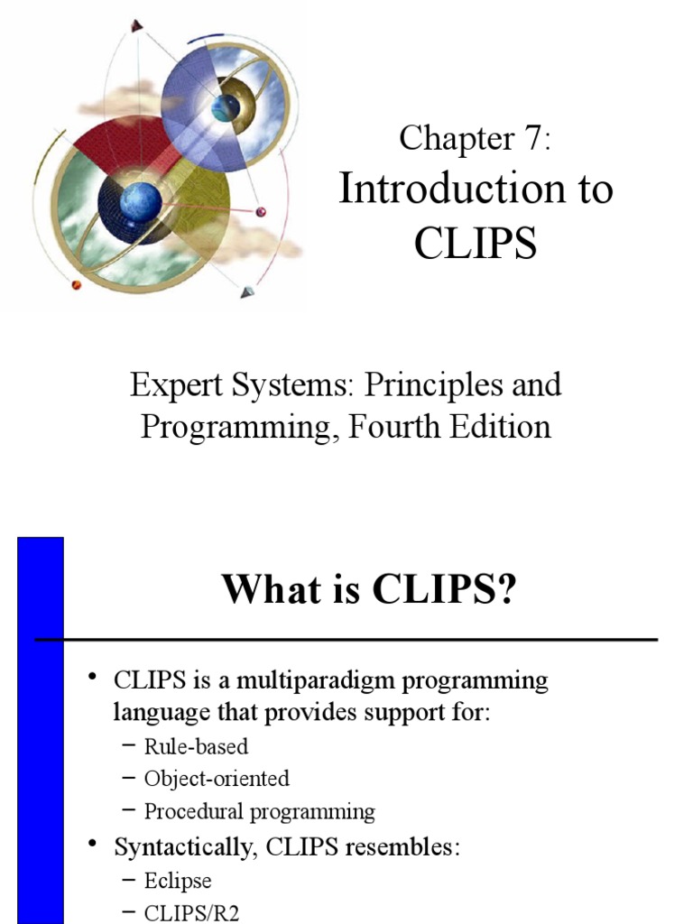 Introduction To Clips Expert Systems Principles and Programming