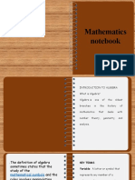 Introduction To Algebra