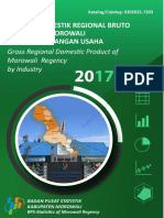 Produk Domestik Regional Bruto Kabupaten Morowali Menurut Lapangan Usaha 2017-2021