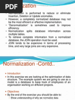 Normalization