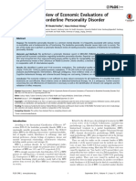 Brettschneider (2014) A Systematic Review of Economic Evaluations of Treatments For Borderline Personality Disorder. PLoS One.