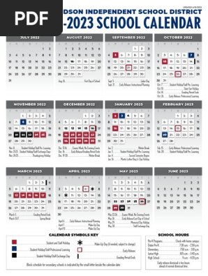 richardson-isd-2022-23-school-calendar-pdf-social-institutions-academia