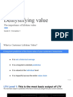 Demystifying Value: The Importance of Lifetime Value