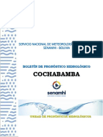 Cbba-Pronóstico Hidrológico Senamhi Lunes 20-06-2022