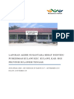 Laporan Akhir Nusantara Sehat Individu