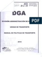 Manual de Politicas de Transporte