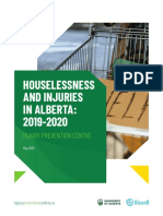 Houselessness & Injuries in Alberta