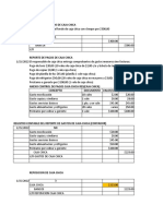 Ejercicios Activo Corriente-Caja Chica, Caja y Bancos