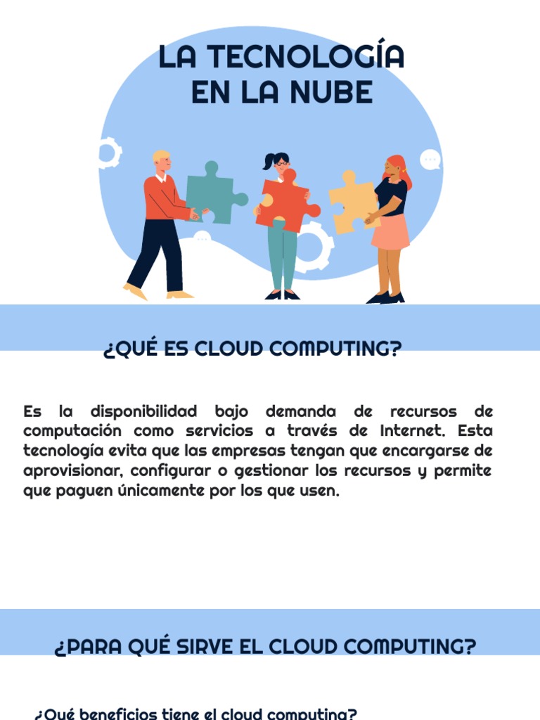 Tecnología en La Nube | PDF | Computación en la nube | ciberespacio