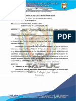 Informe #004-Solicito Monitoreo de Calidad Del Efluente de Ptar