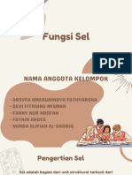 Fungsi Sel - Kelompok 4B