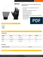 Ficha Tecnica Guantes