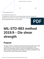 MIL-STD-883 Method 2019.9 - Die Shear Strength