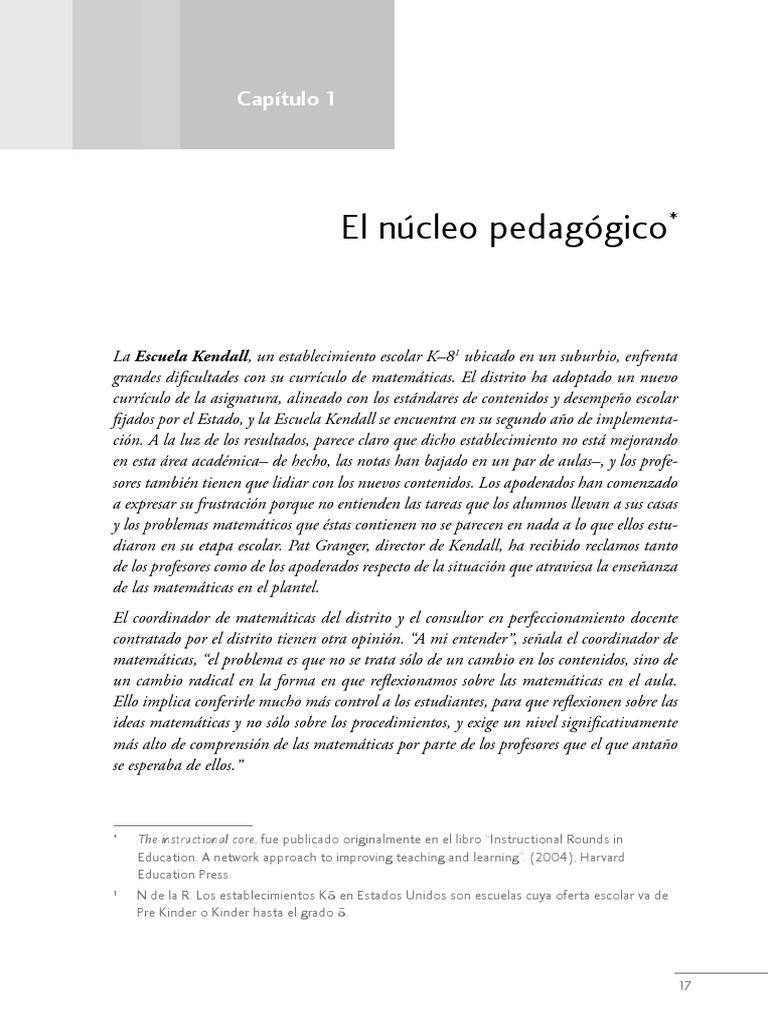 Elmore PDF Método de enseñanza Aprendizaje