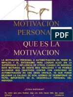 Motivación Personal