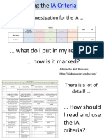 IA Marking Rubric Explained