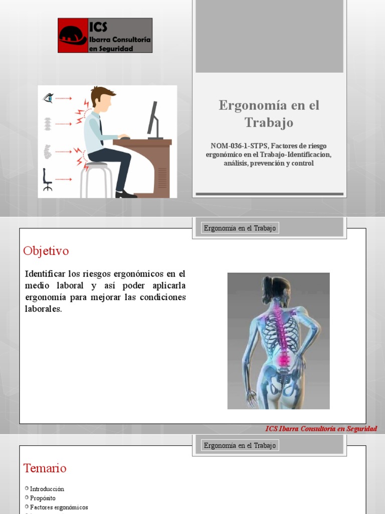 Ergonomia | PDF | Factores humanos y ergonomía | Dolor lumbar