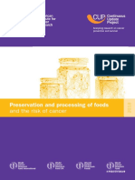 Documento WCRF Sulla Processazione Degli Alimenti