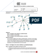 1 Configuración de Rutas Estaticas y Predeterminadas