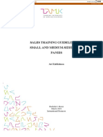 Sales Training Guideline For Small and Medium-Sized Com-Panies