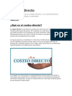 Costeo Directo