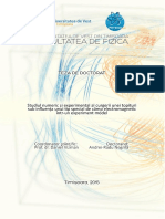 The Numerical and Experimental Study of A Melt Flow Under The Influence of A Special Type of Electromagnetic Field in A Model Experiment