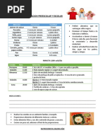 Dieta de Papillas para Adultos Mayores | PDF | Leche | Alimentos
