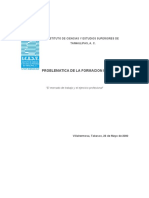 Tarea 2 El Mercado de Trabajo y El Ejercicio Profesional