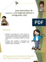Aprendices Del Espanol e Inmigrantes-Orientación para Padres