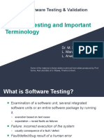 1.software Testing and Important Terminology