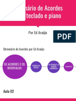 Dicionário de Acordes: Voicings Avançados para Piano e Teclado