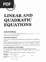 11 NA 2. Linear and Quadratic Equations