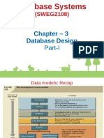 (SWEG2108) : Chapter - 3 Database Design