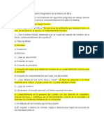 Examen Diagnóstico de la Materia de Ética