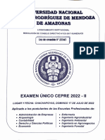 Examen Cepre 2022 II 2do Día