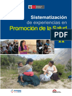 Sistematización de Experiencias en Promoción de La Salud - Tomo II