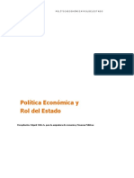 Politica Economica y Rol Del Estado