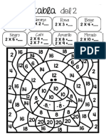 Multiplicación para Colorear Me360