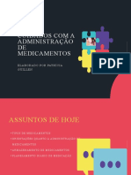 Cuidados Com Administração de Medicamentos