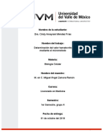 Determinación hematocrito micrométodo