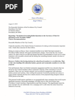 Mayor Elorza Vetoes City Council Charter Recommendations