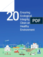 Ensuring Ecological Integrity, Clean and Healthy Environment