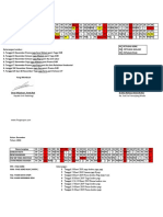 Jadwal November Unit Radiologi