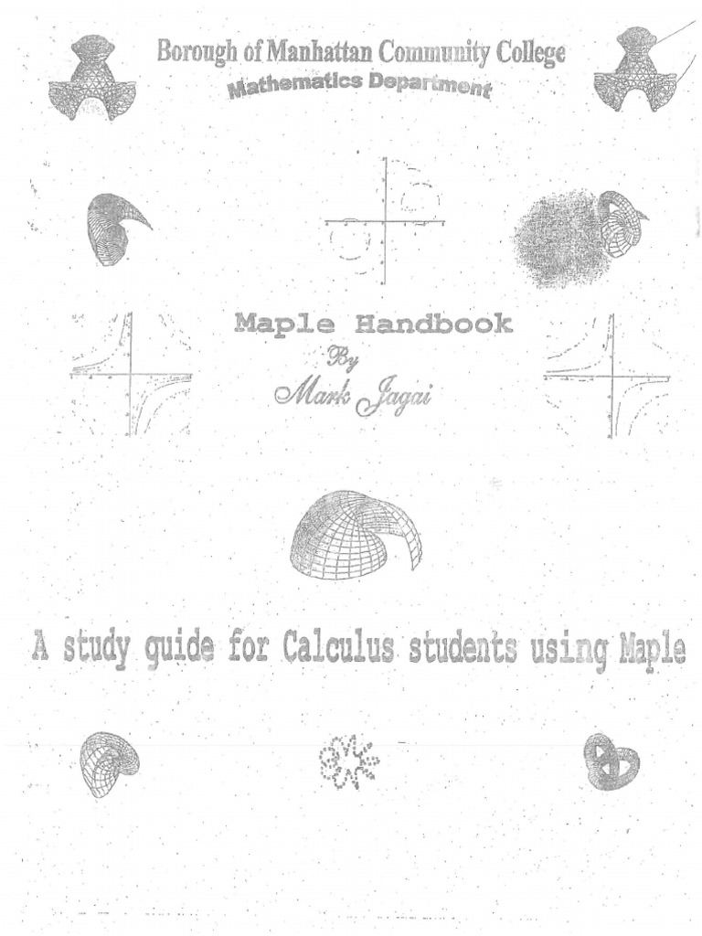 Maple Handbook Pdf
