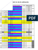 Calendario de Catecismo 2020-2021