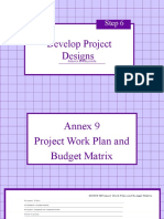 Develop Project Designs: Step 6