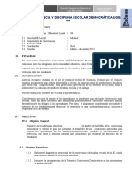 Plan de Convivencia y Disciplina Escolar Democratica